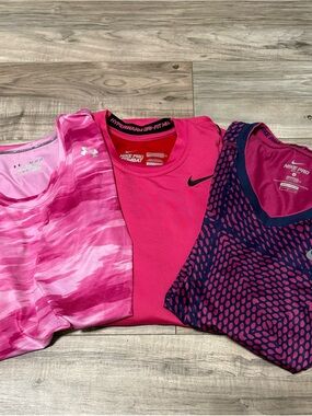 Under Armour and Nike Fitted Athletic Tops